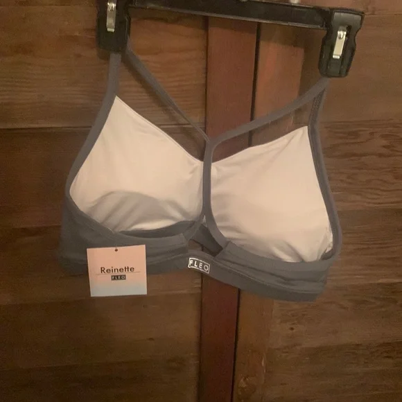 FLEO women's L athletic/gymnastics/tumbling bra Castlerock B NWT - Picture 1 of 3